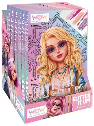 Zestaw kreatywny - Mandala - Brokat WoW Generation, Kids