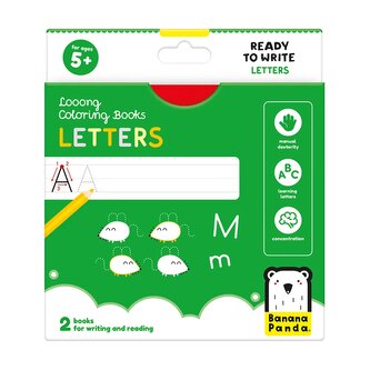 Looong Coloring Books - Ready To Write. LETTERS 5+ Looong Coloring Books - Ready To Write. LETTERS 5+