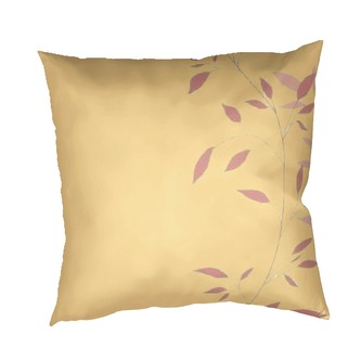 Dadka Povlak na polštář satén Mandevila pudrová na banánovém 40x40 cm