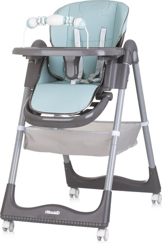 CHIPOLINO Jídelní židlička First Spoon Teal