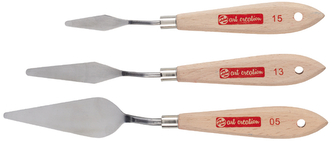 Zestaw 3 szpatułek malarskich, Talens