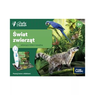 Czytaj z Albikiem. Zestaw. Świat Zwierząt z piórem new