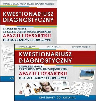 Kwestionariusz diagnostyczny zaburzeń mowy ze szczególnym uwzględnieniem afazji i dysartrii dla młodzieży i dorosłych Mate Kwestionariusz diagnostyczny zaburzeń mowy ze szczególnym uwzględnieniem afazji i dysartrii dla młodzieży i dorosłych Mate