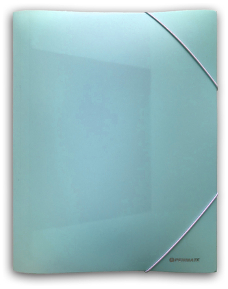 Teczka z gumką A4 PP-102 niebieska pastelowa, Penmate