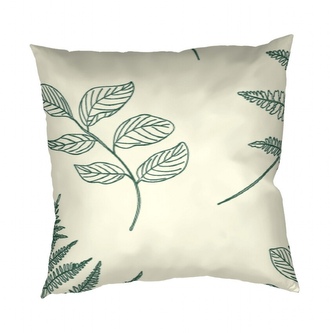 Dadka Povlak na polštář satén Kapradí banán 40x40 cm