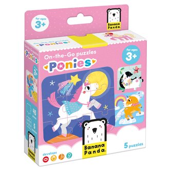 On-the-Go Puzzles. Ponies 3+