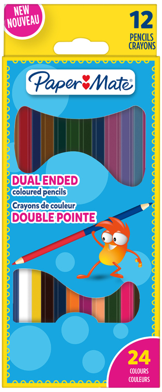 Kredki ołówkowe 12/24kol. Paper Mate