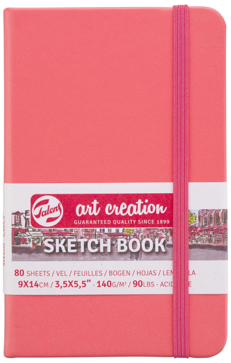 Szkicownik 9X14 koralowy Art Creation, Talens