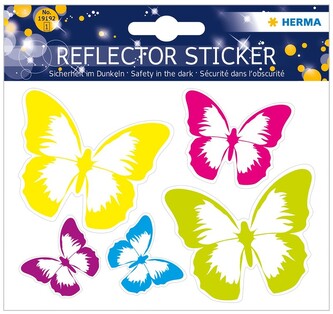 Naklejka odblaskowa Motyle, Herma