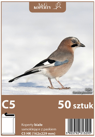 Koperty C5 białe HK op. 50 szt. 3295, A&G;