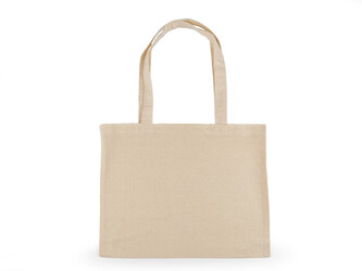 Textilní taška bavlněná k domalování / dozdobení 34x39 cm - 1 ks - 2 (30x37cm) režná světlá