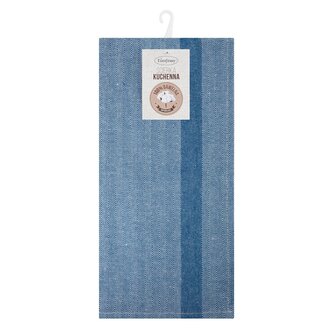 Bavlněná utěrka VADIM modrá 100% bavlna 50x70 cm MyBestHome