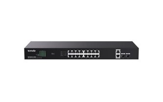 Tenda TEG1120P-16-150W (16xPoE 802.3af/at 10/100/1000Mbps, Uplink 2xRJ45 + 2xSFP) 130W Tenda TEG1120P-16-150W (16xPoE 802.3af/at 10/100/1000Mbps, Uplink 2xRJ45 + 2xSFP) 130W