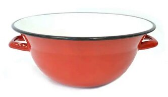 krajáč d30cm (5,0l) červený, smalt