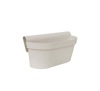 Gardino, truhlík na zábradlí ESPRIT 30 cm, béžový