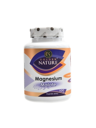 Golden Nature - Hořčík magnesium malate 100 kapslí