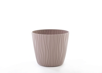 Gardino, Květináč SAHARA průměr 24 cm, hnědý