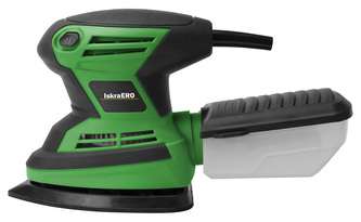 ISKRA, ERO vibrační bruska se špičkou IE-AJ23-200, 140 x 140 x 80 mm, 200 W