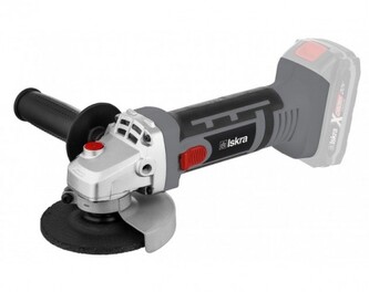 ISKRA,  AKU úhlová bruska IX-AG07, 20 V, 115mm, bez aku a nabíječky