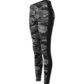 Legíny dámské Urban Classics Camo Stripe - darkcamo, 5XL