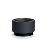 Květináč s vkladem HEOSO antracit, varianta 39,5 cm