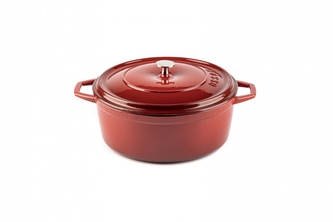 Hósse, Hluboký hrnec průměr 28 cm, (HSY DT), červený, 4,4 l