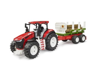 Bruder Traktor ROADMAX s přívěsem na dřevo a kládami