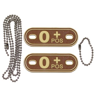 Identifikační známka MFH Dog tag 0 POS - desert