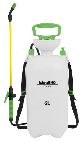 ISKRA, ERO ruční zahradní postřikovač SX-CS6B, 6 l, bílý