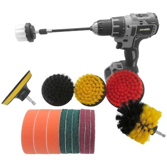 ISKRA, ERO 16-dílná sada kartáčů na vrtačku