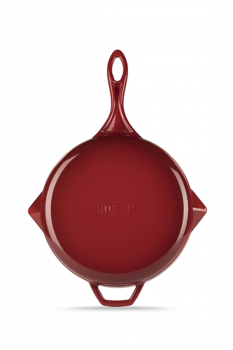 Hósse, Grilovací pánev kulatá, průměr 28 cm, (HSY KTV), červená
