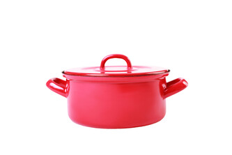 Olymp, Kastrol s poklící 18 cm, 2 l BERYL (6) červený