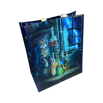 Nákupní taška Kočka - Jekyll and Hyde - design Lisa Parker