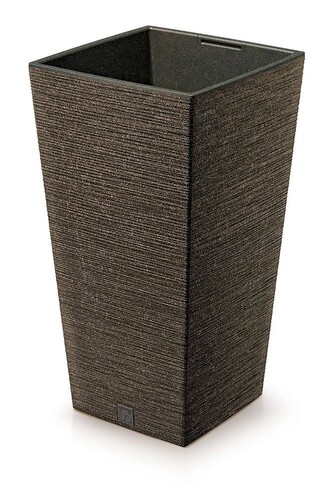 Květináč FUSU ECO II kávový, varianta 20 cm