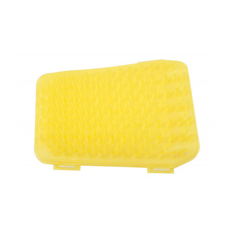 Masážní žínka Yate do sauny - žlutá