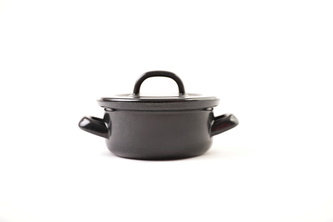 Olymp, Kastrol s poklicí 14 cm, 0,8 l BERYL (8) černý