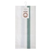 Bavlněná utěrka SANNY bílá/zelená 100% bavlna 50x70 cm MyBestHome 2 kusy v balení