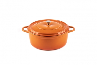 Hósse, Hluboký hrnec průměr 28 cm, (HSY DT), oranžový, 4,4 l