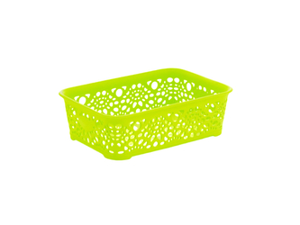 Mega Plast, Košík MONAKO XS, 6 x 20 x 14 cm, světle zelená