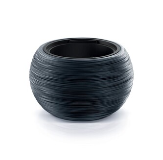 Květináč FUSU VI antracit, varianta 43,5 cm