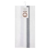 Bavlněná utěrka SANNY bílá/světle šedá 100% bavlna 50x70 cm MyBestHome 2 kusy v balení