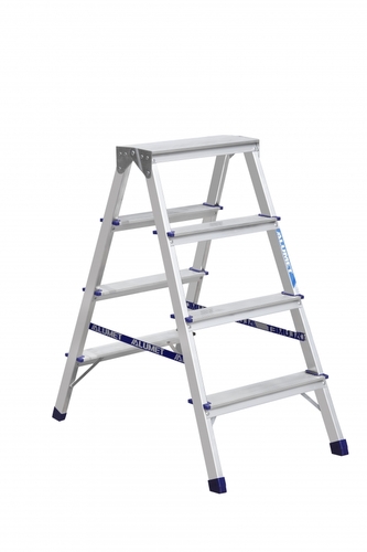 Alumet, schůdky 2 x 4 , 4 stupně - 81 cm, 46 x 91 x 16 cm, záruka 5 let