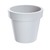 Květináč Lofly bílý, varianta 58,2 cm
