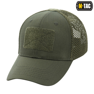 Kšiltovka M-Tac Mesh Flex Ripstop Baseball Velcro - olivová, L/XL