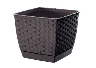 Květináč Ratolla Square umbra, varianta 16,5 cm