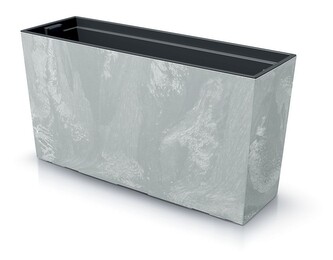 Truhlík s vkladem CORBI II 77 cm šedý