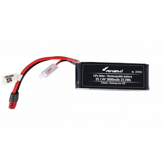 Amewi Aku LiPo 2S 7,4V/3000mAh 25C T Amewi Aku LiPo 2S 7,4V/3000mAh 25C T