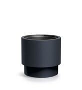 Květináč s vkladem HEOSE antracit, varianta 46,8 cm