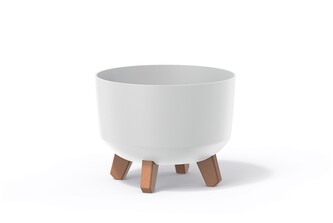 Květináč Gracyeen III bílý, varianta 23,8 cm