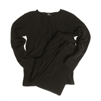 Komplet Thermofleece bez límečku - černý, L